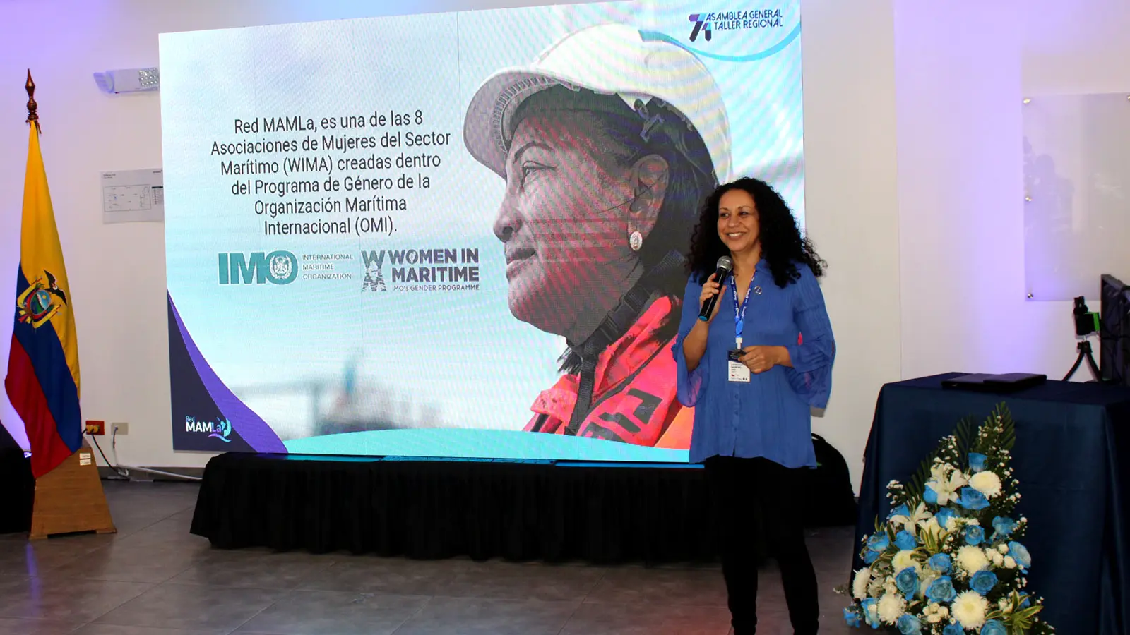 Lissette Moreno presenta el sitio renovado de Red MAMLa en Ecuador, 2025